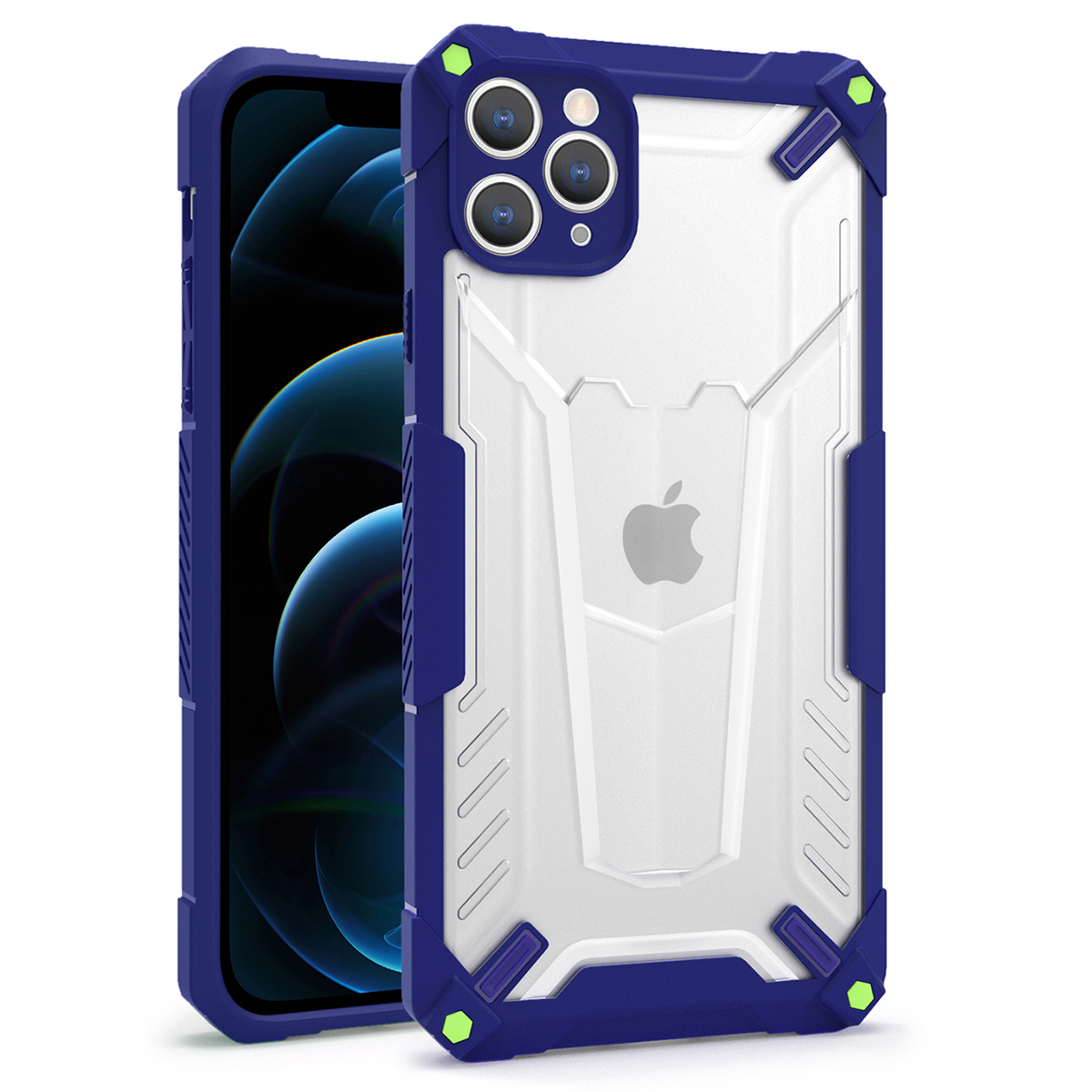 Hybrydowe etui do Apple iPhone 7 / iPhone 8 / iPhone 2020 / iPhone 2022 - ciemnoniebieskie KP18101