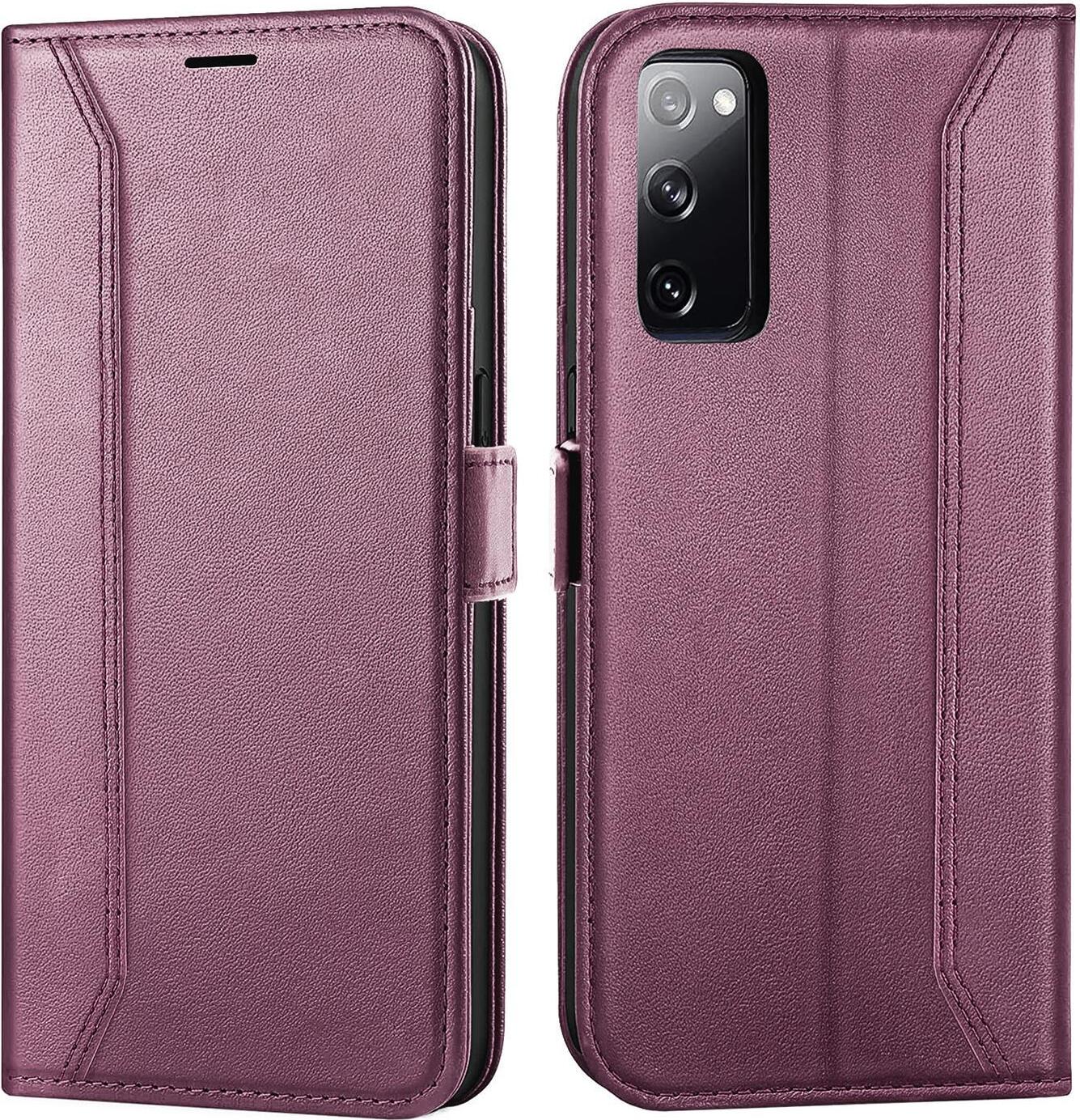 Etui na telefon komórkowy Samsung Galaxy S20 FE flip case składane etui ochronne, blackberry