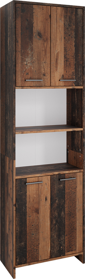 Vicco Szafka łazienkowa Maris, 56.1 x 190 cm, Rustykalny dąb