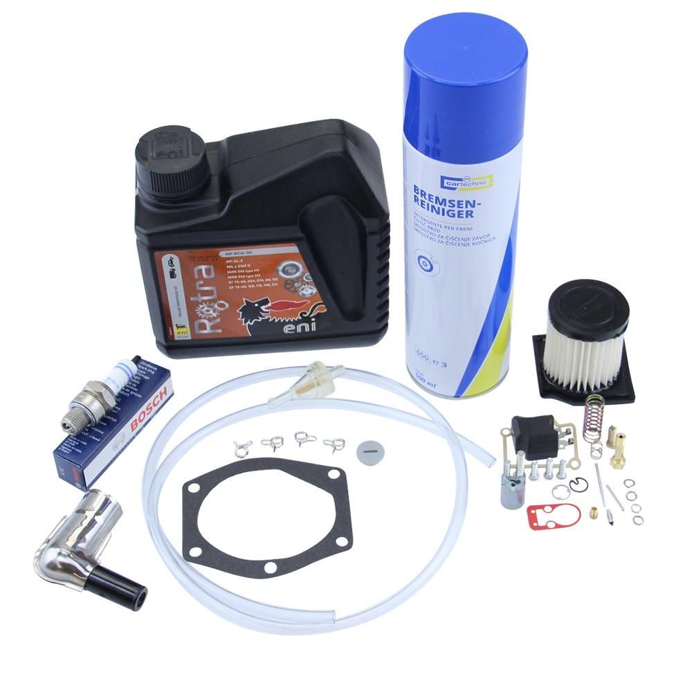 Zestaw inspekcyjny Hercules Prima 3 5 uszczelka filtr powietrza świeca zapłonowa 16mm Bosch W7AC zestaw uszczelek gaźnika Sachs 505 2-biegowa