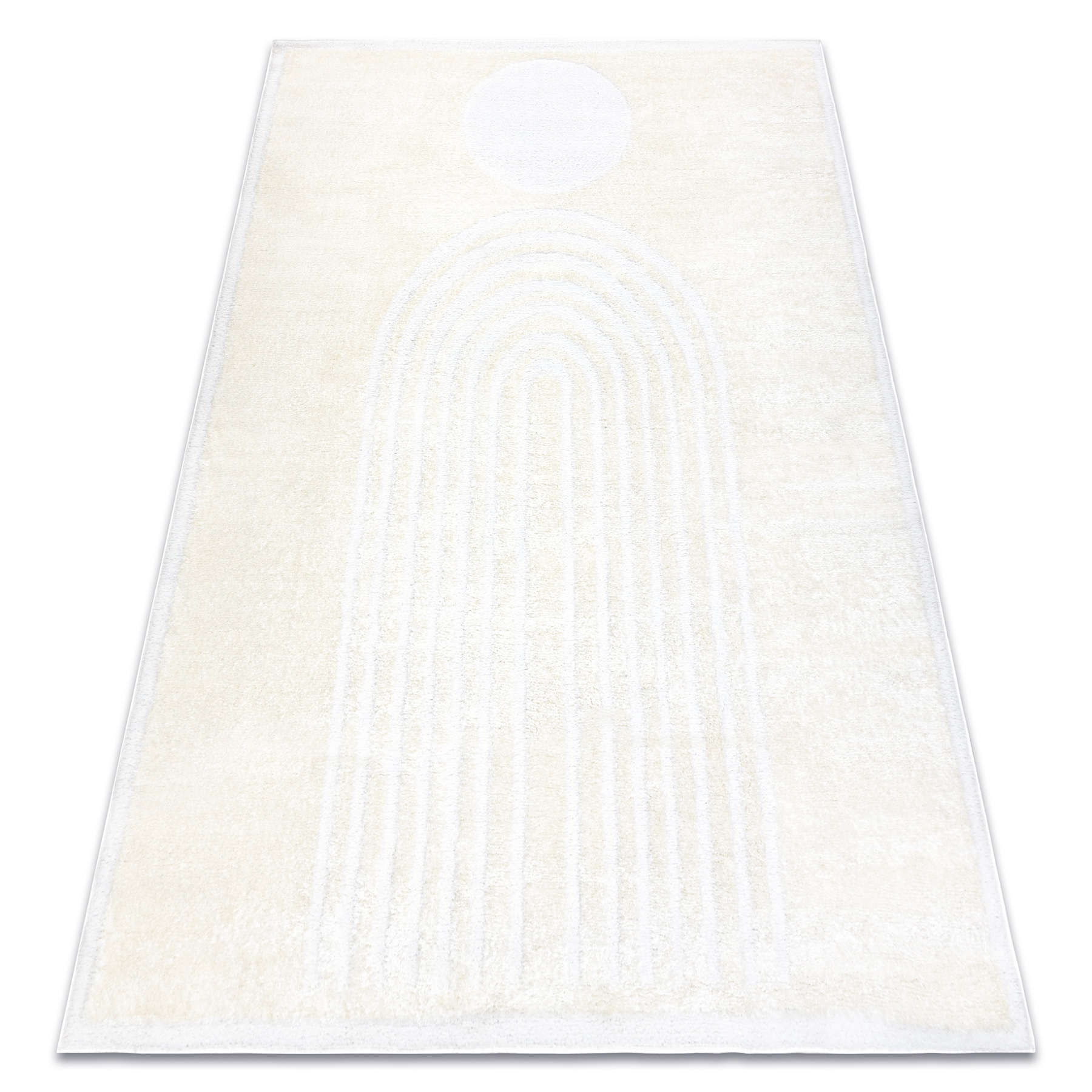 Dywan MODE 8597 geometryczny krem beżowy 240x330 cm
