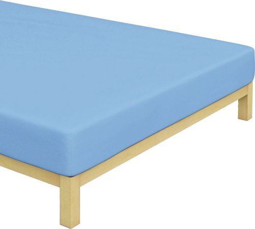 Prześcieradło Jersey Medium Blue Rozmiar: 70x140 cm