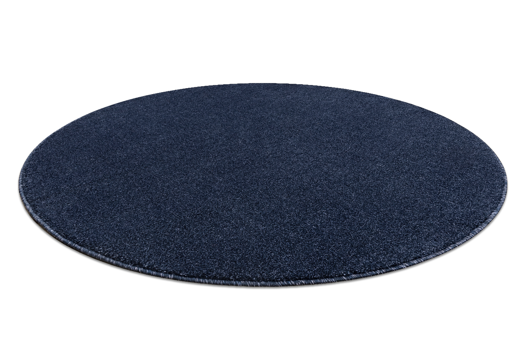 Dywan SOFTY koło Jednolity, jednokolorowy ciemny niebieski koło 150 cm