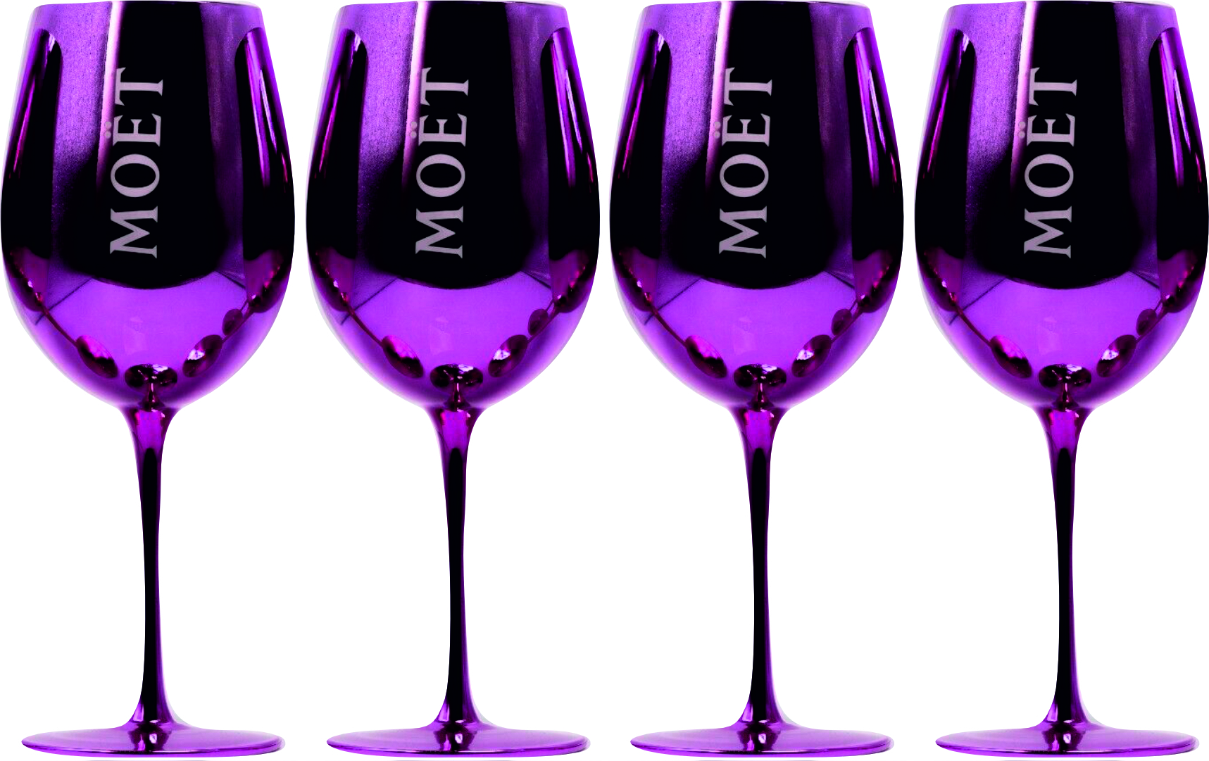 Kieliszki do szampana Moet & Chandon różowe