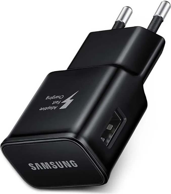 Samsung, uniwersalna ładowarka sieciowa USB-A Fast Charge 15 W do smartfonów, czarna