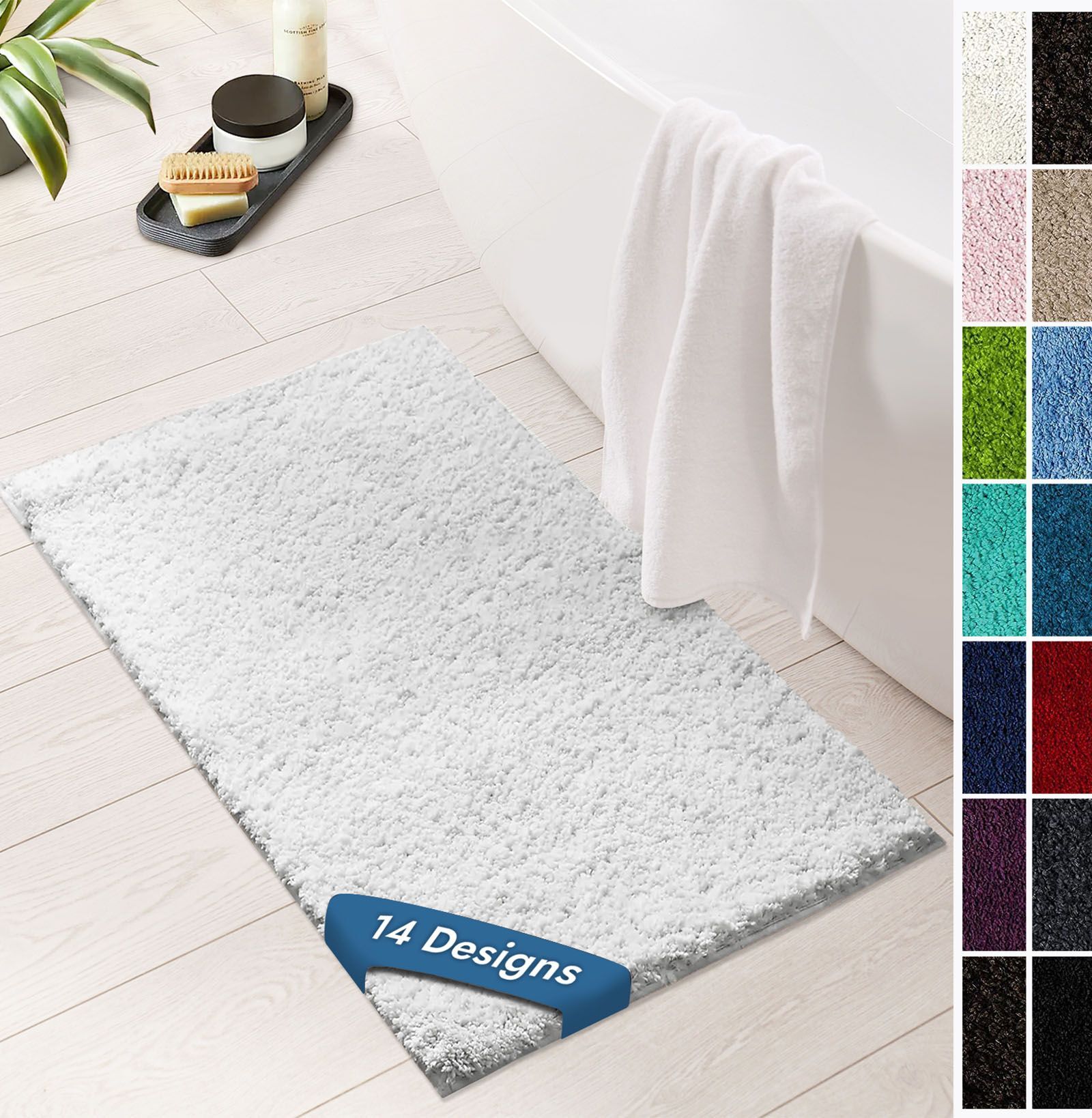 Dywanik kąpielowy Sky Soft White 80 x 150 cm