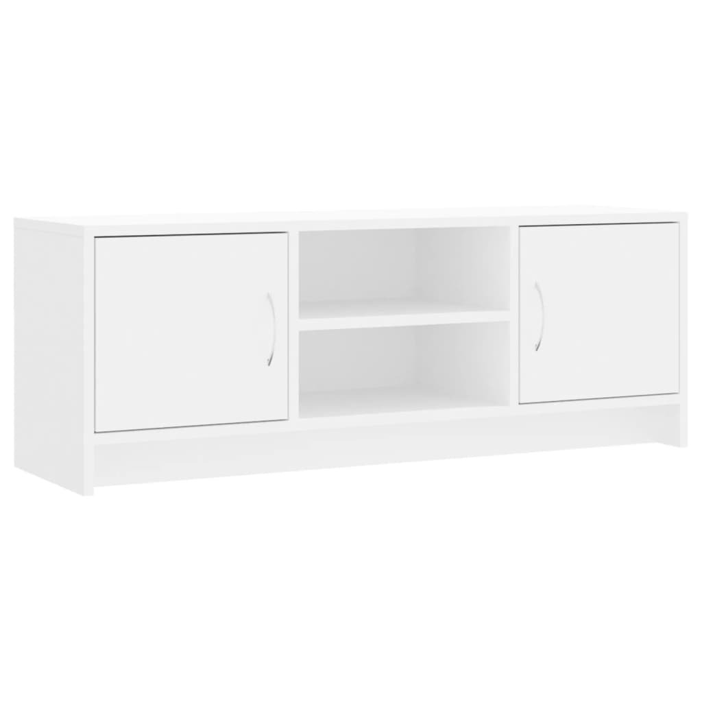 vidaXL Szafka pod TV biała 102x30x37,5 cm materiał drewnopochodny