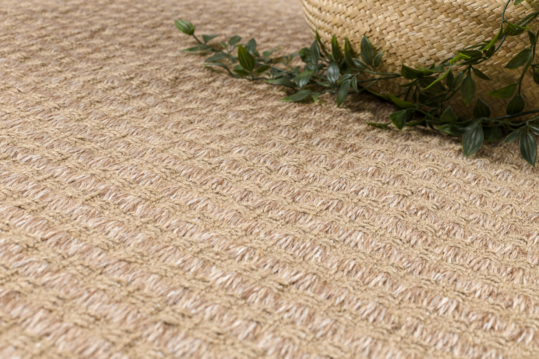 Dywan JUTE 3650 beż linie - jutowy, płaskotkany, frędzle beżowy 200x290 cm