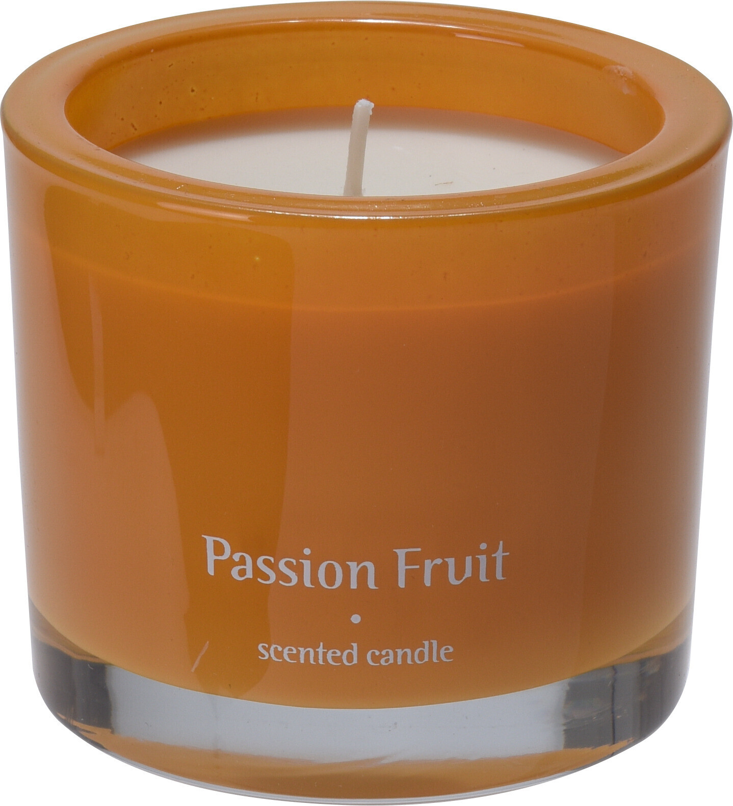 Świeca zapachowa w szkle Bougie 9 cm, Pasion Fruit, żółta