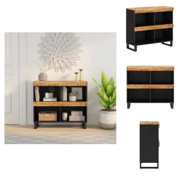 vidaXL Szafka nocna 85x33x75 cm lite drewno mango - Szafki nocne