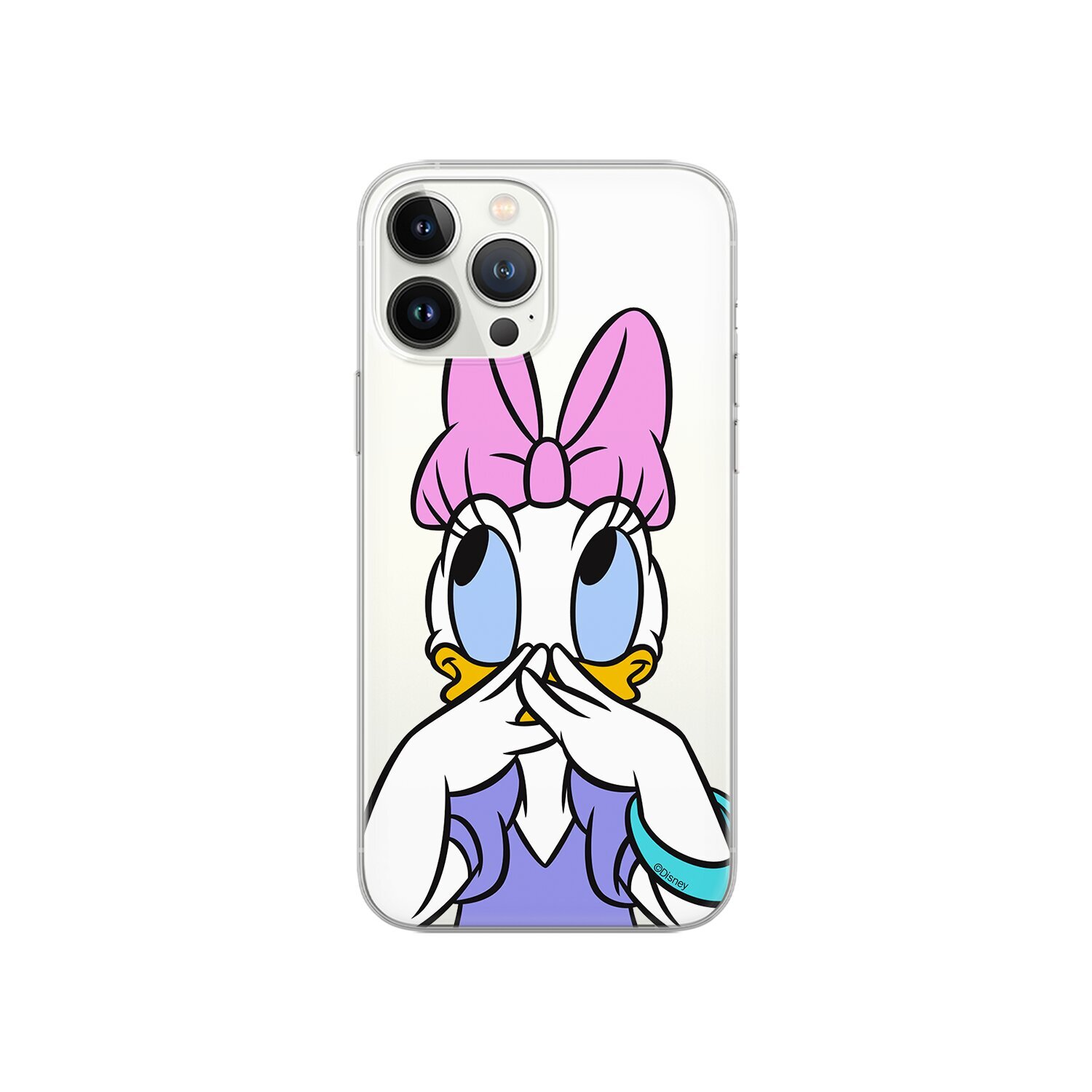 Etui na telefon Daisy-002 Disney Partial Print Transparent kompatybilne z Samsung Galaxy A22 5G