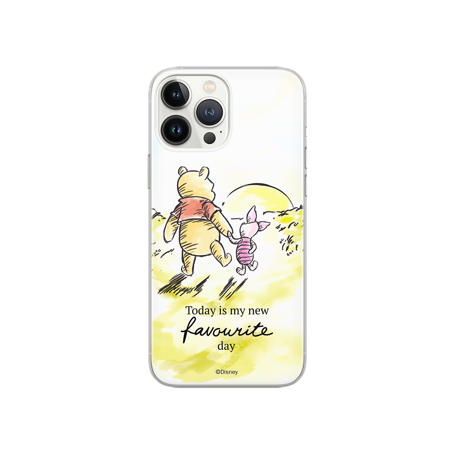 Etui na telefon Winnie-012 Disney Full Print White kompatybilne z iPhone 14