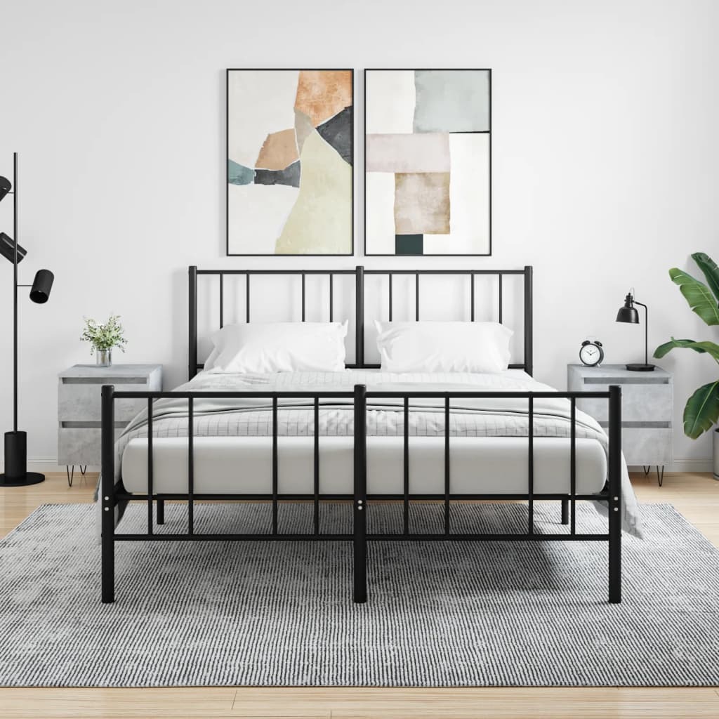 vidaXL Szafki nocne 2 szt. Beton szary 40x35x50 cm Materiał drewnopochodny - Szafka nocna - Szafka nocna - Szafka nocna - Szafka nocna