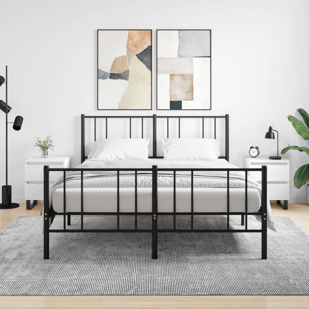 vidaXL Szafki nocne 2 szt. Biały 40x35x50 cm Materiał drewnopochodny - Stolik nocny - Szafki nocne - Szafka nocna - Szafka nocna