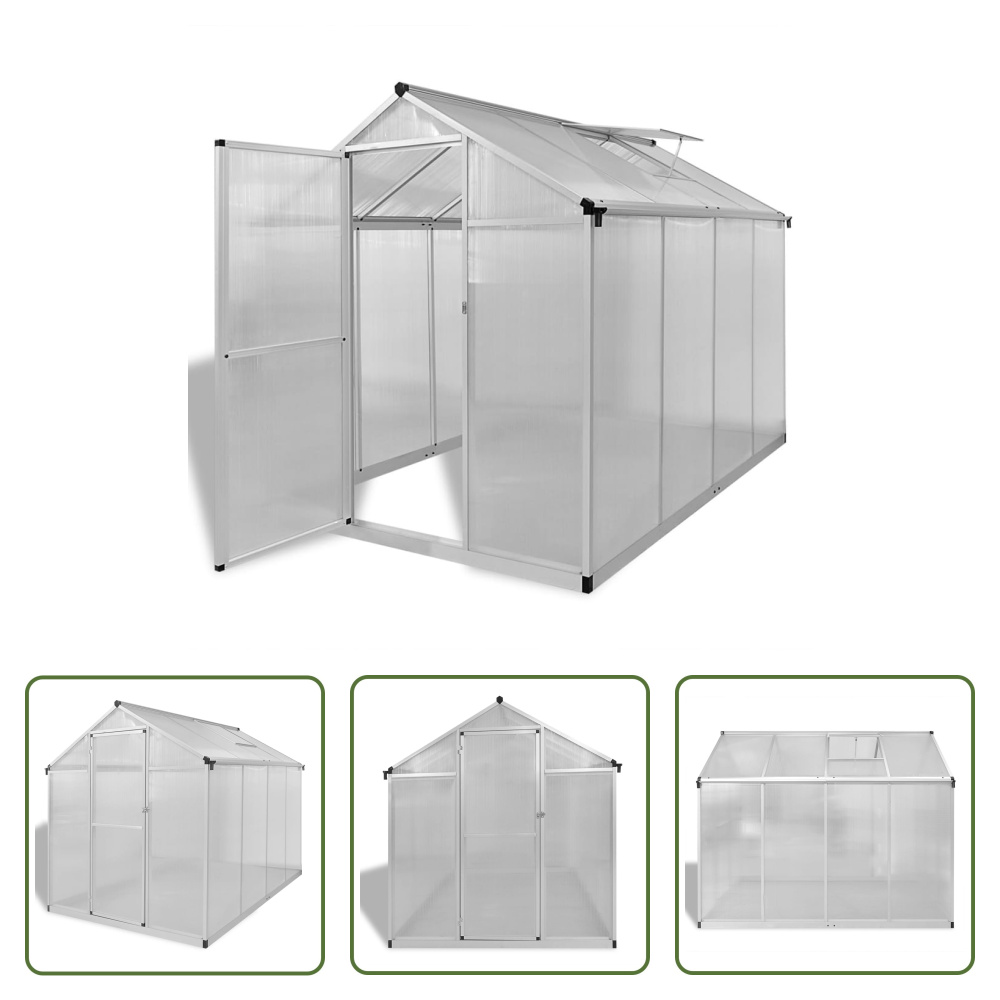 Szklarnia Living Store z fundamentem Wzmocnione aluminium 4,6 m²