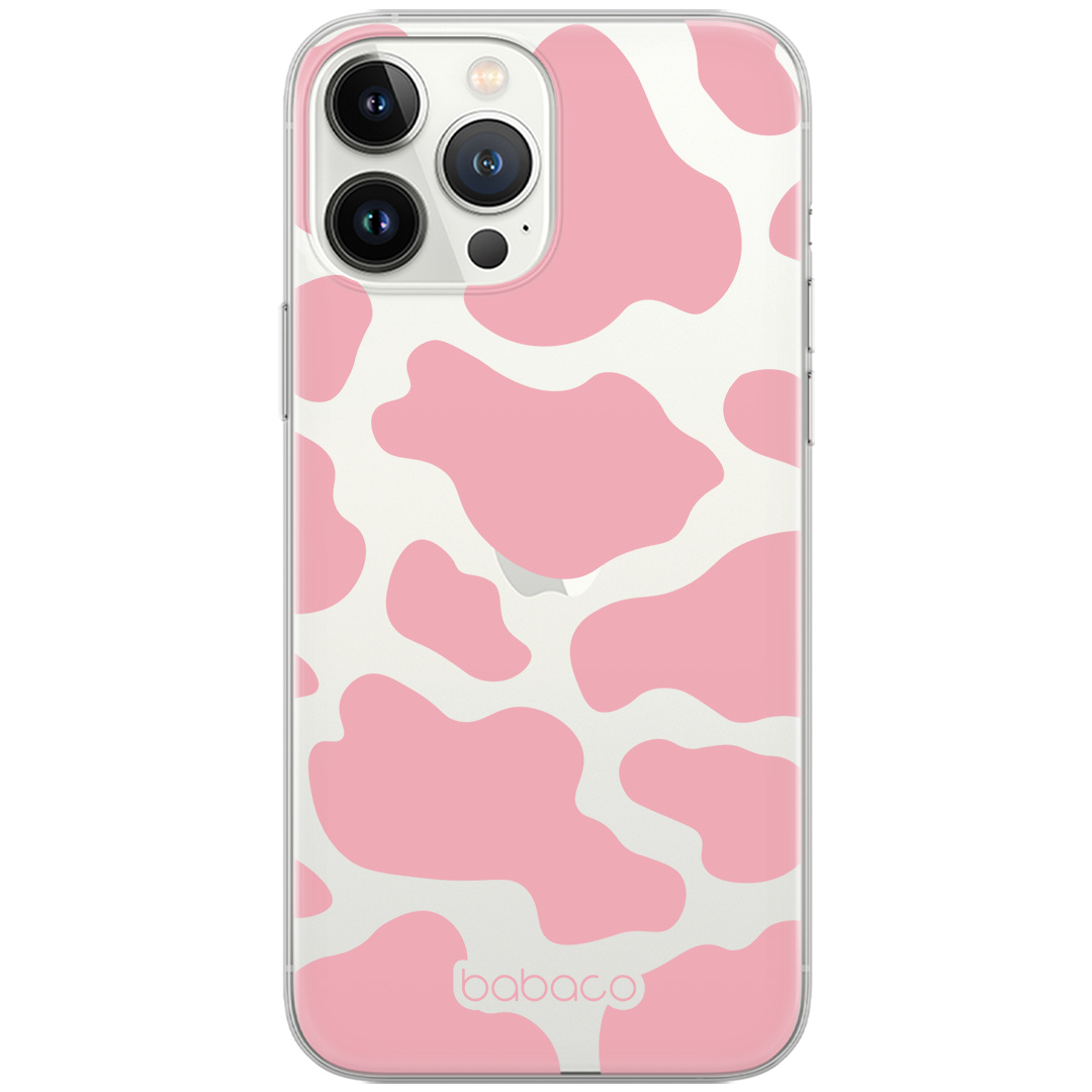 Etui do Apple IPHONE 14 PRO Zwierzęta 007 Babaco Nadruk częściowy Różowy