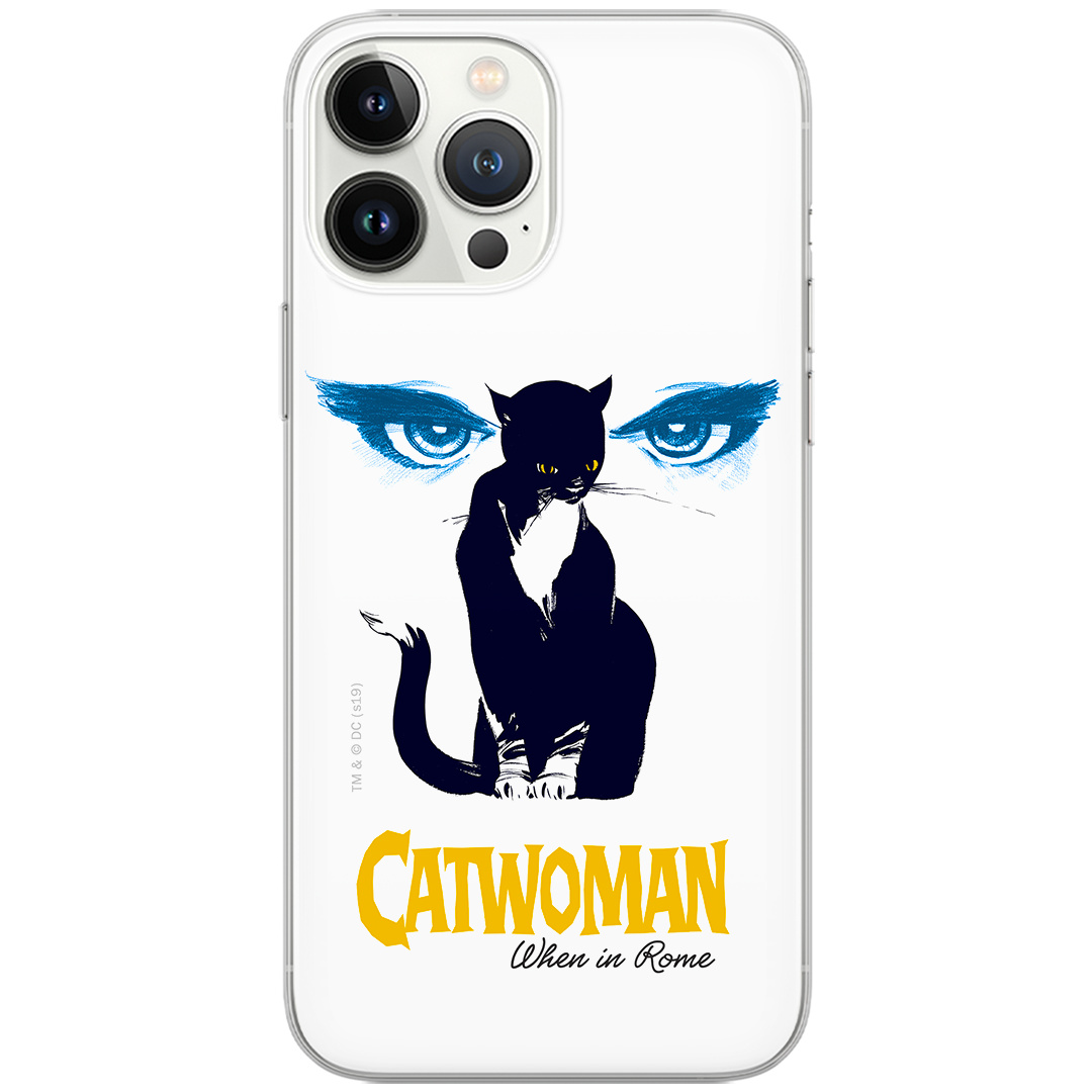 Etui do Samsung F62 / M62 Catwoman 007 DC Nadruk pełny Biały