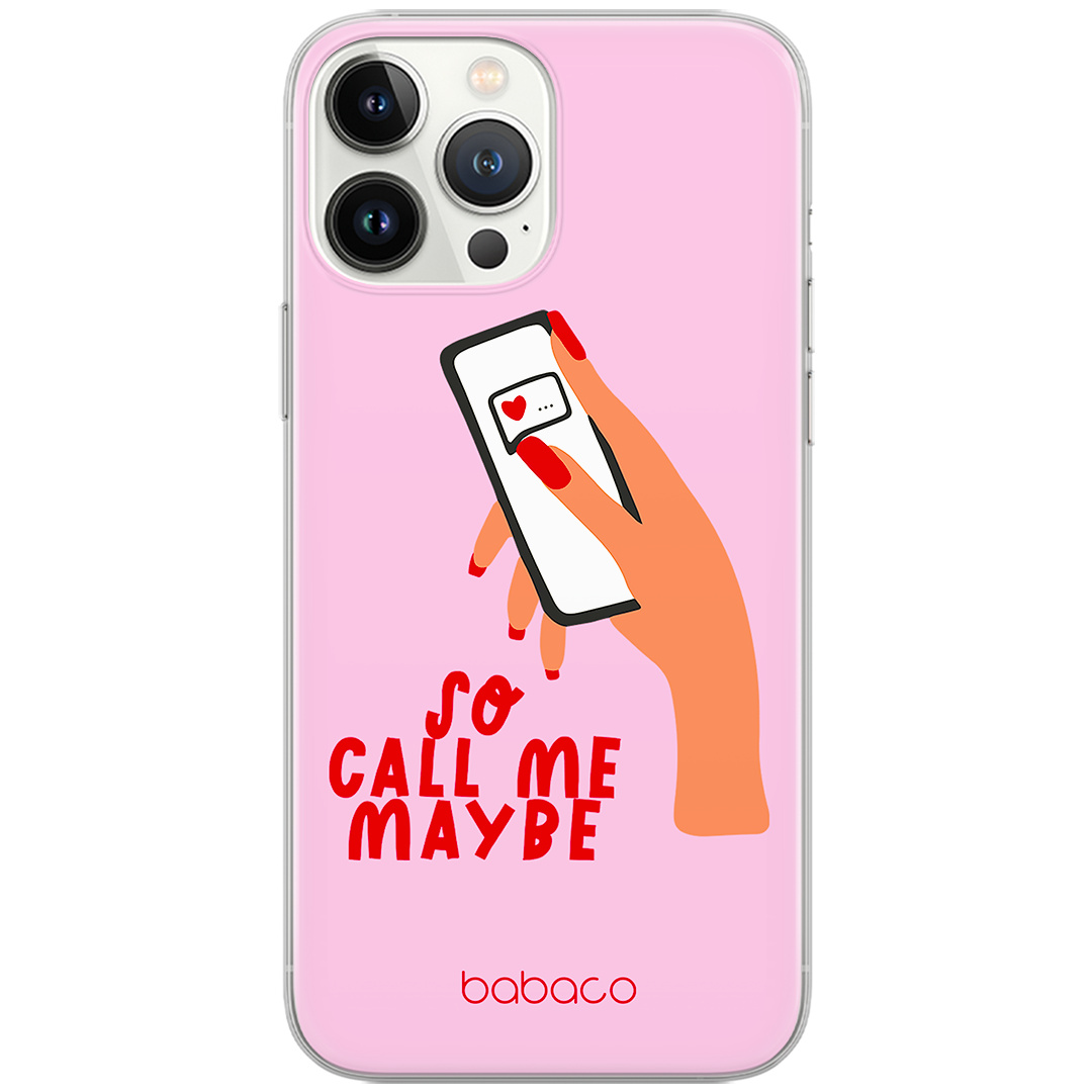Etui do Samsung F62 / M62 Call me maybe 001 Babaco Nadruk pełny Różowy