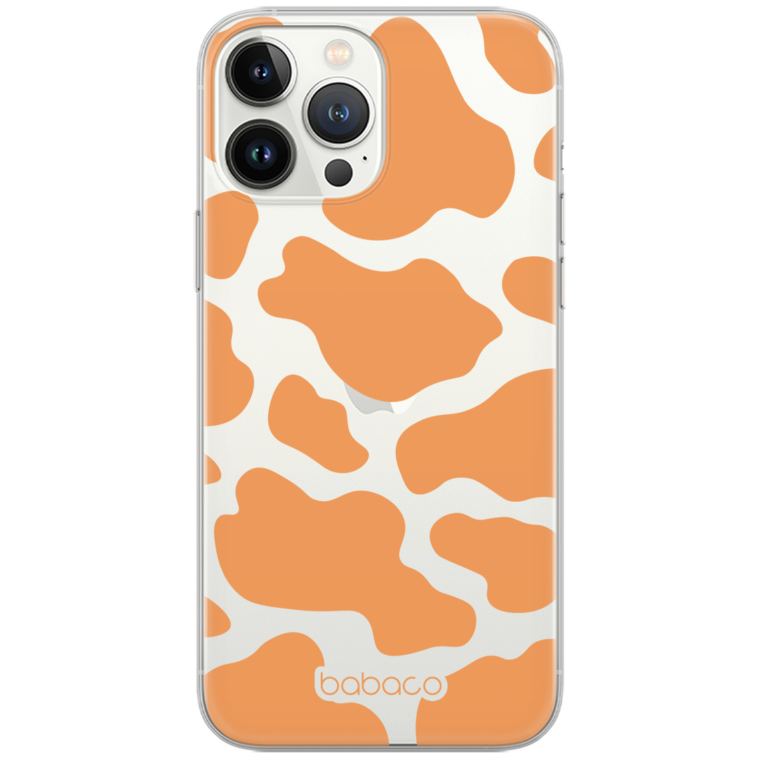 Etui do Samsung A54 5G Zwierzęta 007 Babaco Nadruk częściowy Pomarańczowy