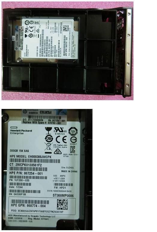 HP enterprise HD 300GB 12G 15K LFF SAS ENT