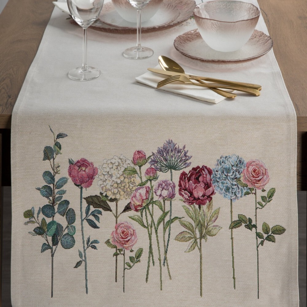 Eurofirany bieżnik gobelinowy beżowy 110 cm x 50 cm