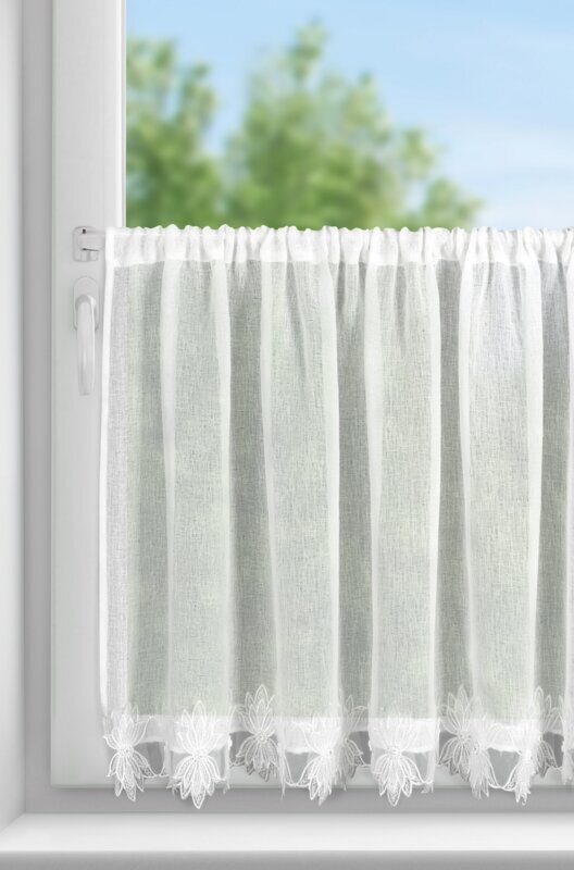 Zasłona SOPHIA biała 60x150