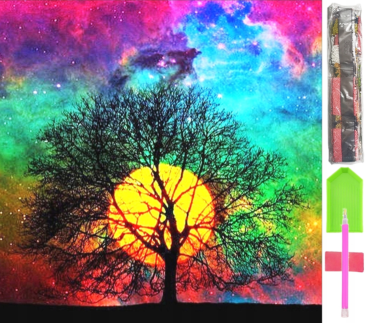 HAFT DIAMENTOWY DUŻY 5D Zestaw Obraz MOZAIKA D20