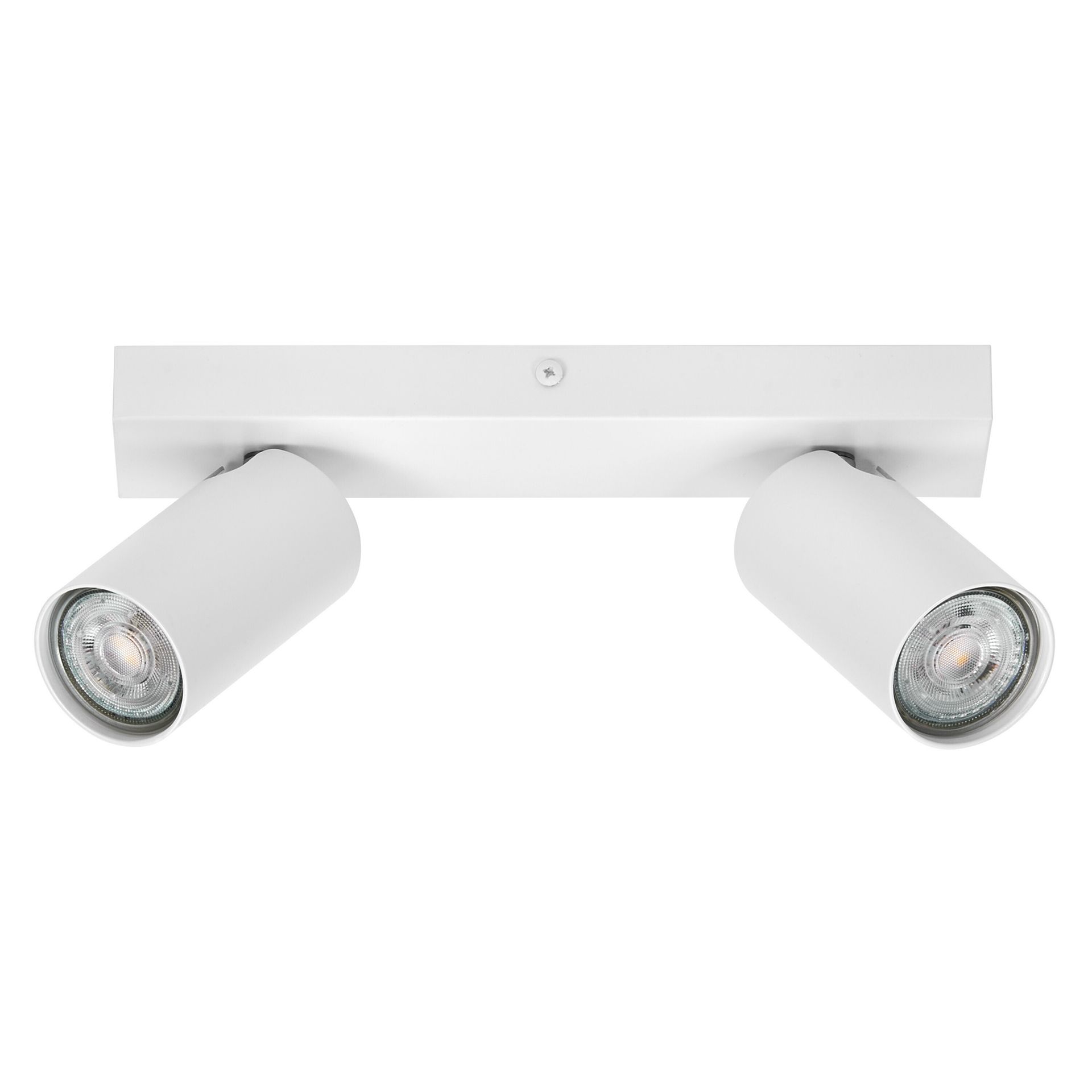 LEDVANCE LED SPOT OCTAGON 2 x 3,4W, GU10, 460lm, biały, temperatura barwowa 2700K, ciepła biała barwa światła, ponadczasowy design, wymienna żarówka LED, idealna do wnętrz, CRI 90, regulowane głowice