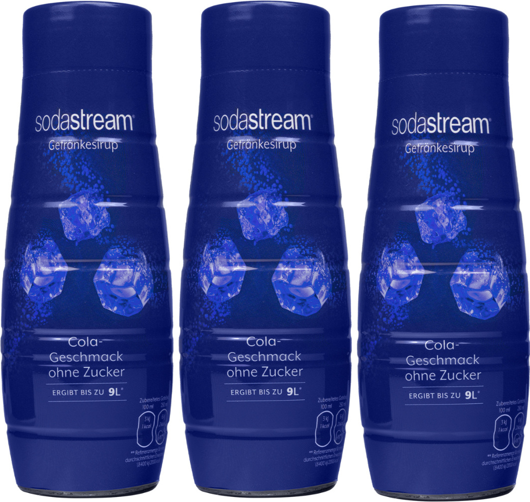 3x Syrop do SodaStream Cola bez cukru 440ml