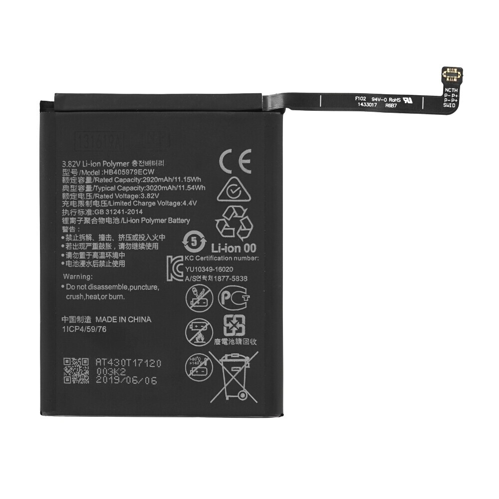 Bateria do Huawei Y5 2019 Y6 2019 Nova Y6s Y5p Y6 Pro HB405979ECW jak oryginalna