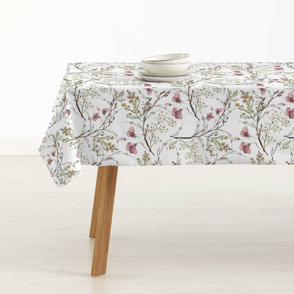 Obrus plamoodporny Belum 0120-342 Kolorowy 150 x 150 cm Blomster