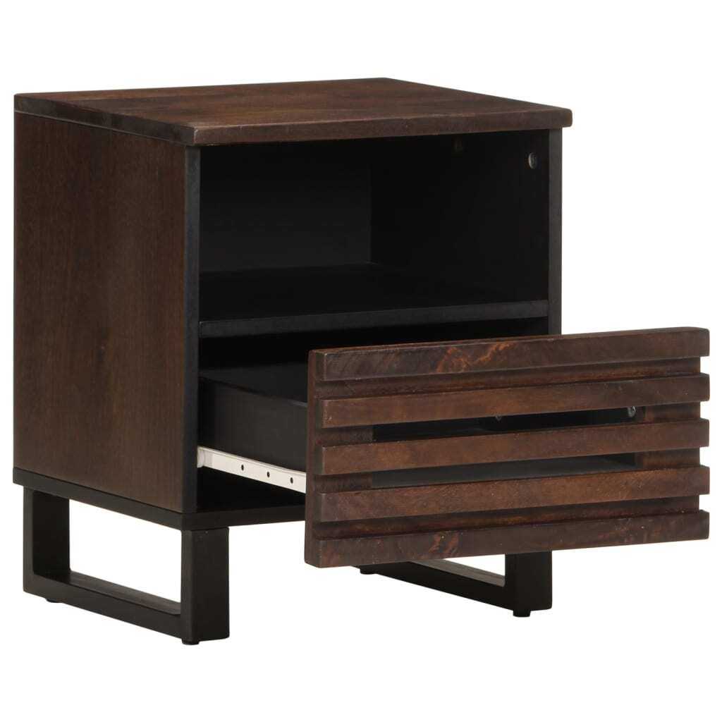vidaXL Szafka nocna 40x34x46 cm z litego drewna mango