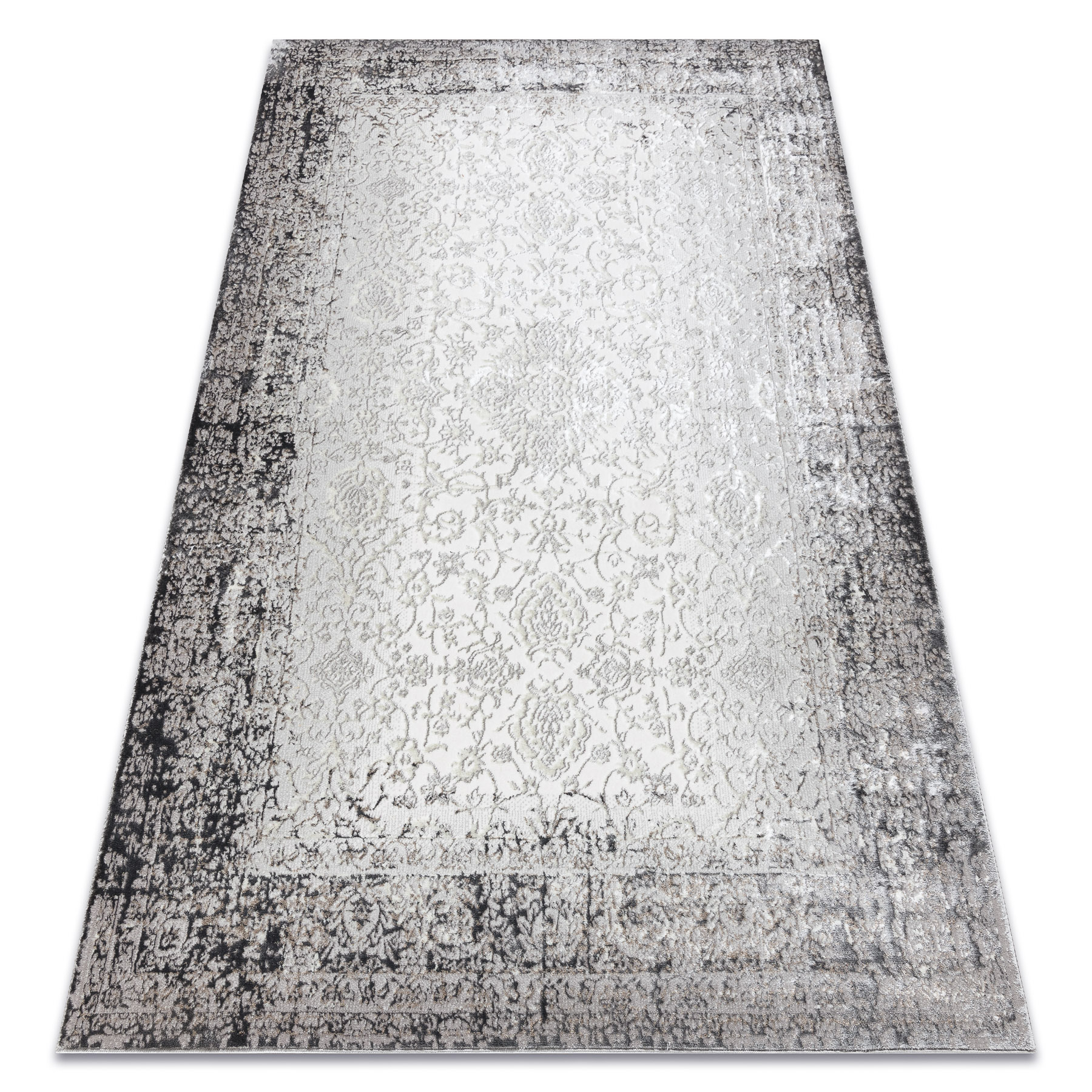 Dywan BLISS Z226AZ226 krem / - Ramka, ornament, nowoczesny, strukturalny szary 180x270 cm