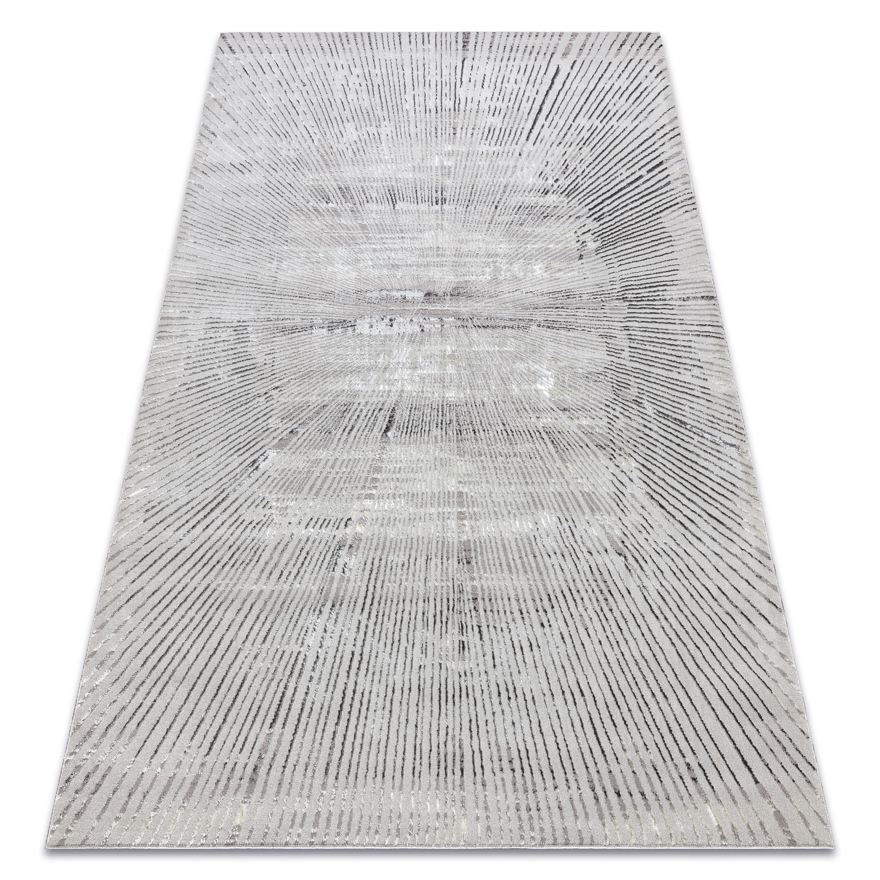 Dywan BLISS Z206AZ256 jasno / - Linie, nowoczesny, strukturalny szary 160x220 cm