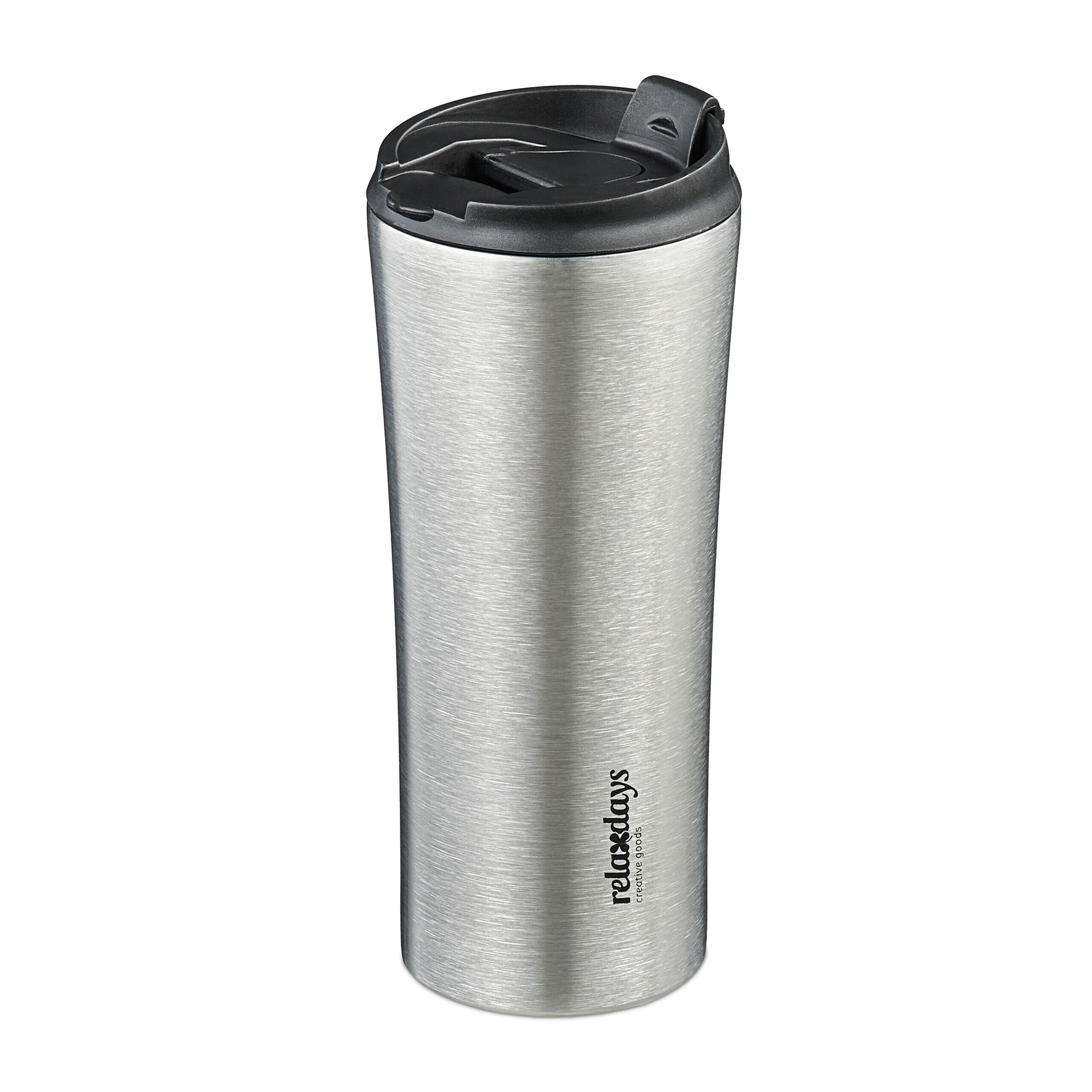 kubek termiczny relaxdays stal nierdzewna 400ml