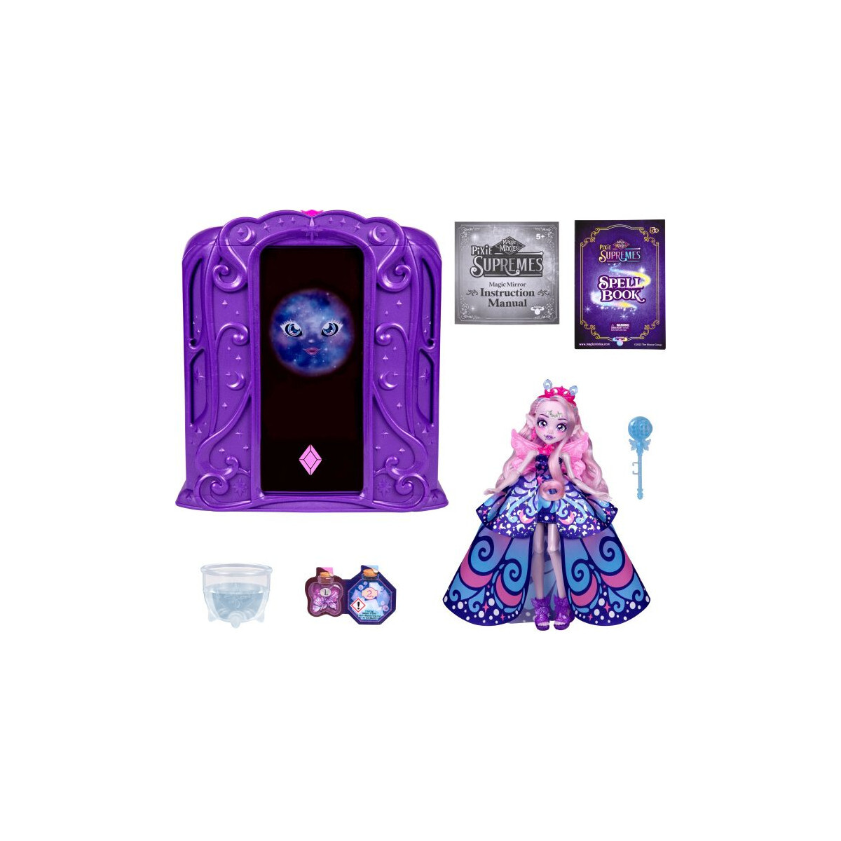 Lalka Moose Magic Mixies Pixie Supreme i magiczne lustro
