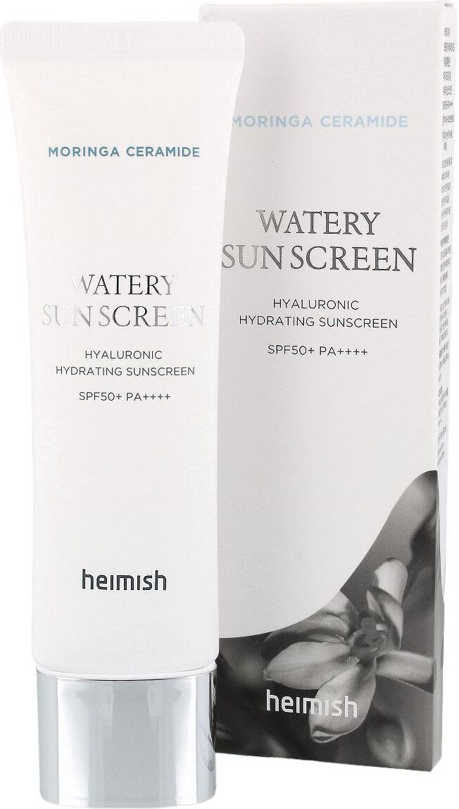 HEIMISH Moringa Ceramide Hyaluronic Acid Hydrating Watery Sunscreen 50 ml - Krem nawilżający z filtrem przeciwsłonecznym
