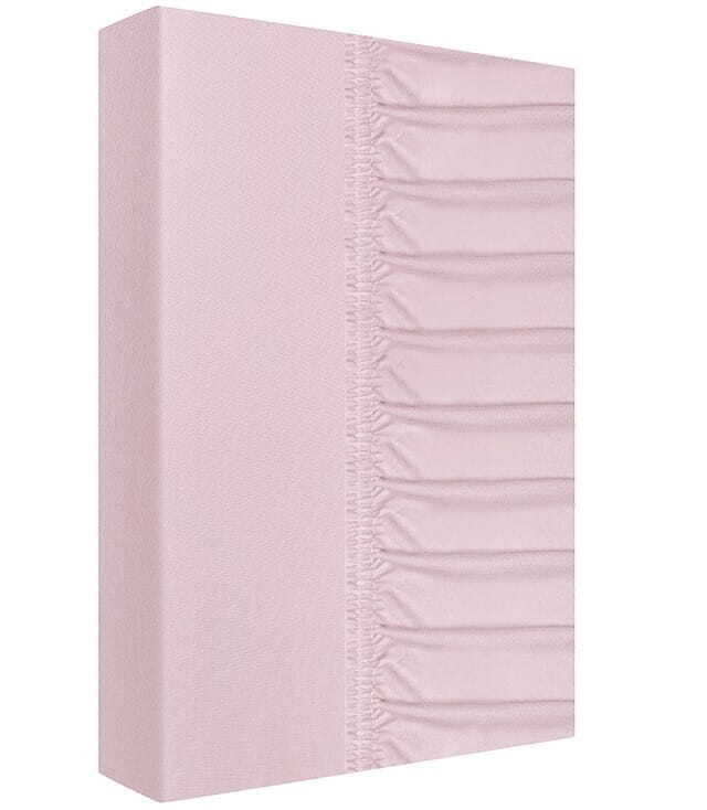 Prześcieradło, grube, dżersej 100% bawełna, 140x200cm 140x200 Pink