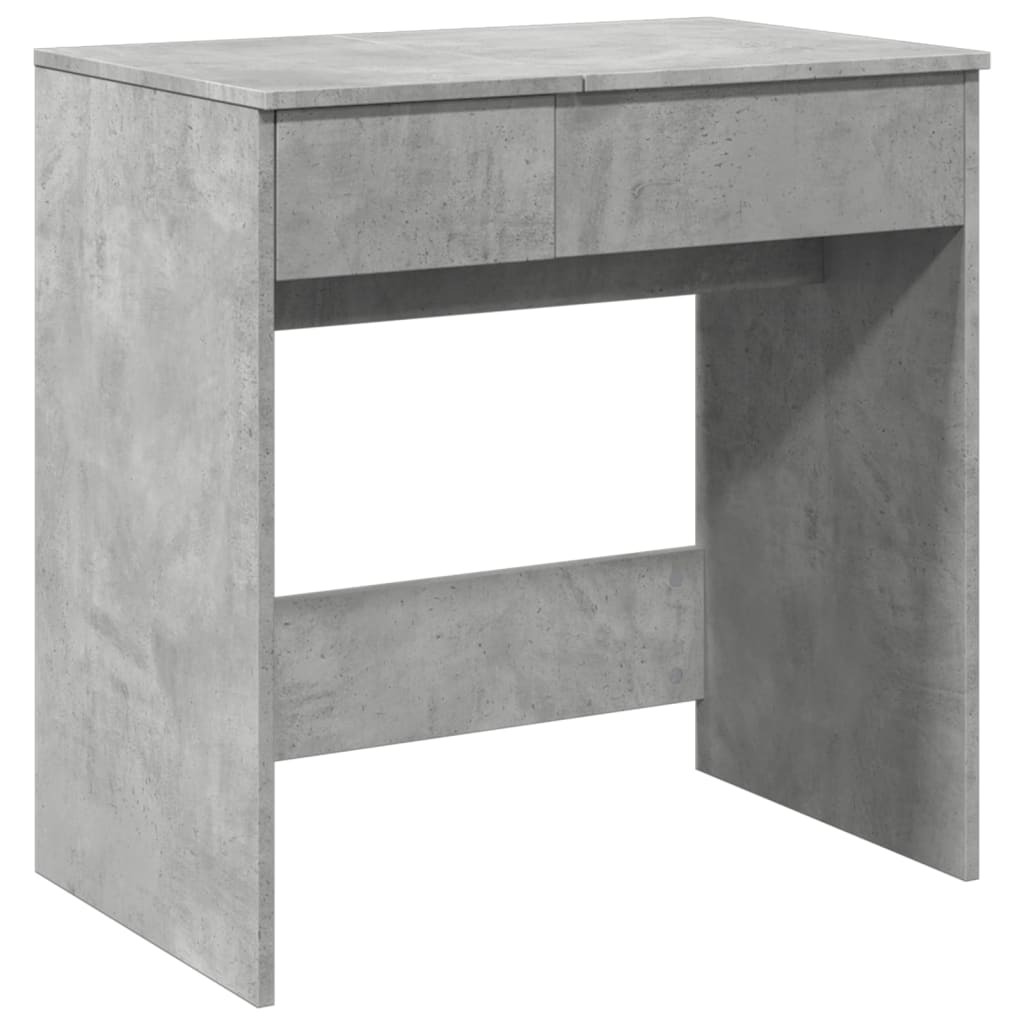vidaXL Toaletka z lustrem betonowa szara 73x46,5x120 cm