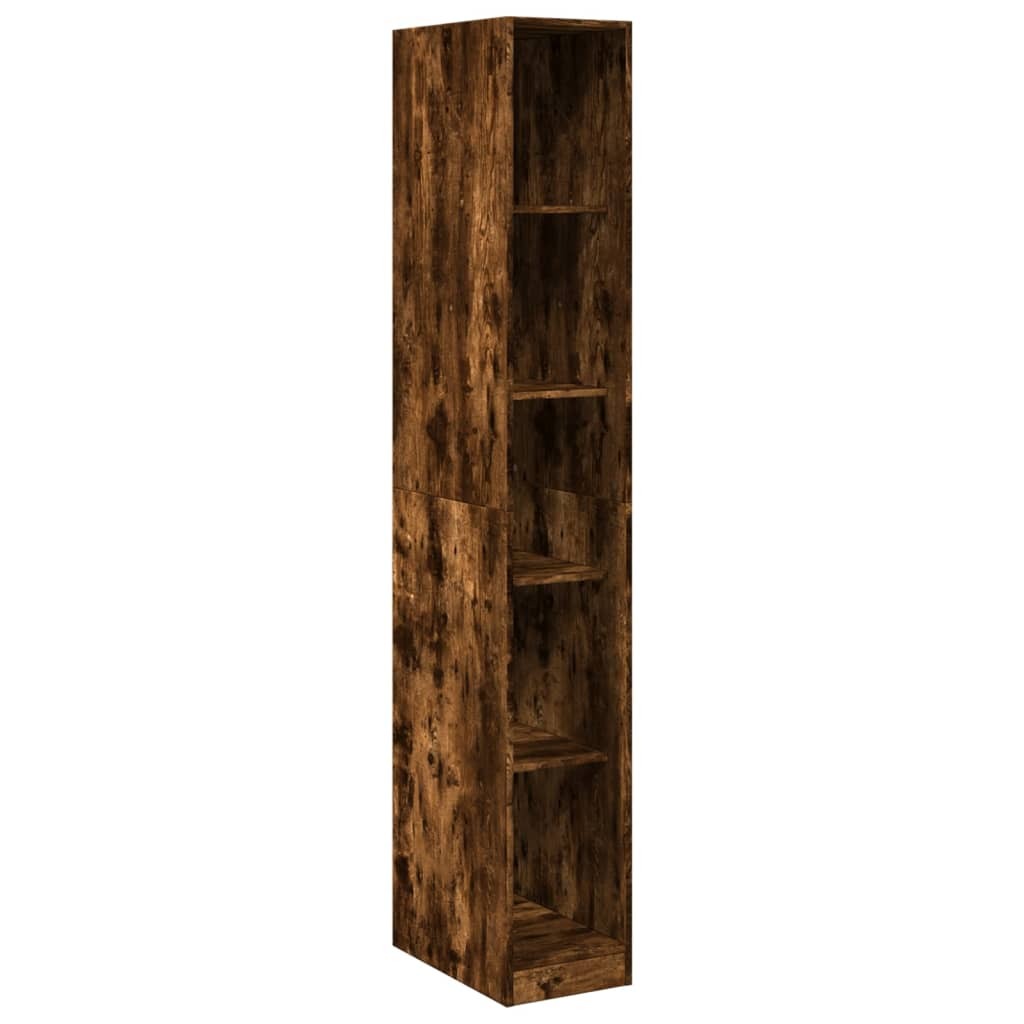vidaXL Szafa dąb wędzony 30x50x200 cm materiał drewnopochodny