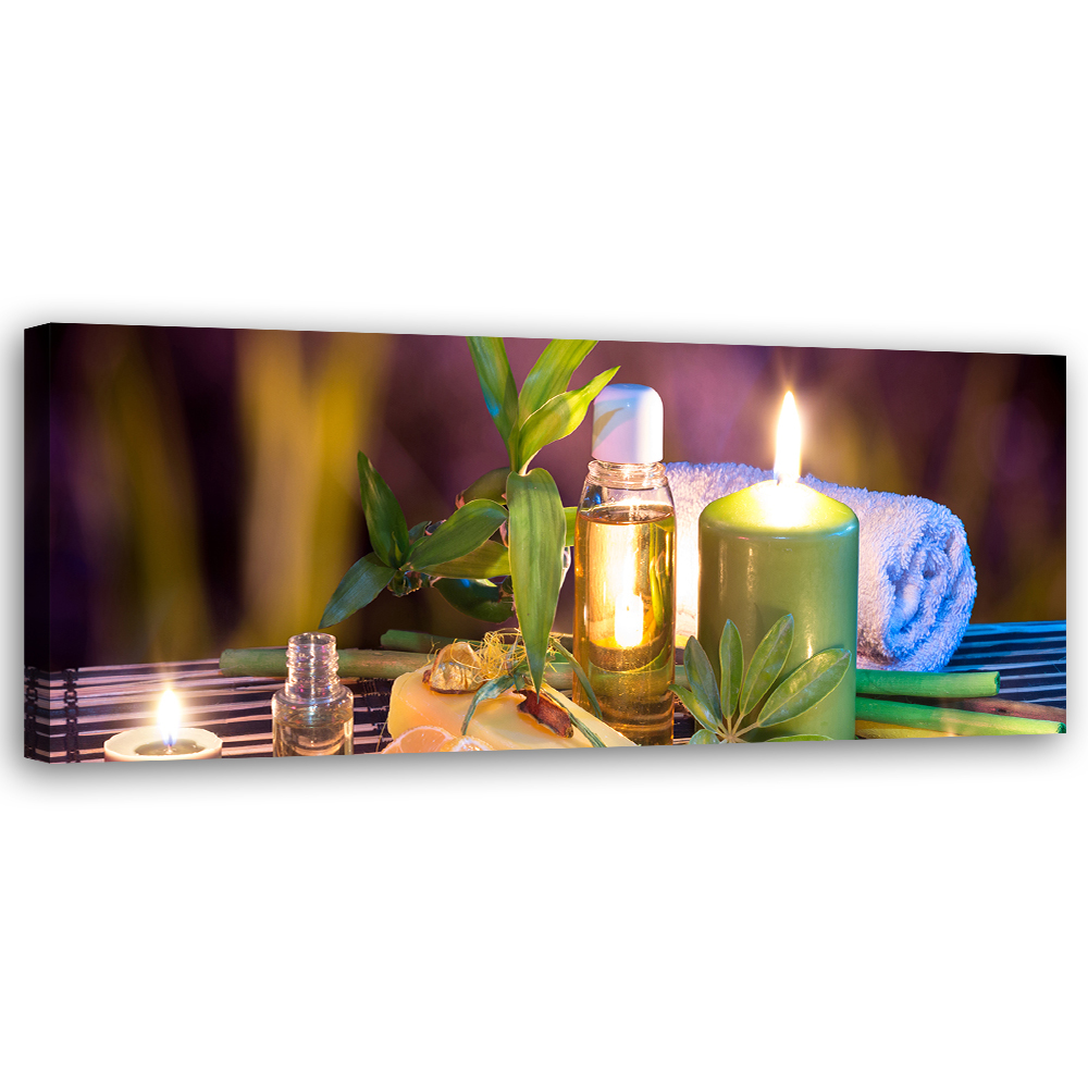 Feeby canvas fototapeta ścienna zen spa świeca 90x30 cm fototapetyReplika acja ścienna projekt salon sypialnia przedpokój biuro kuchnia