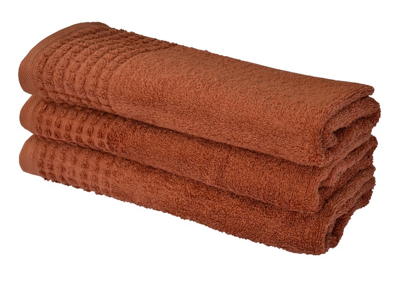 Ręcznik kąpielowy z bawełny, mięsisty, 500 g/m² Uno 50x100cm pomarańczowy