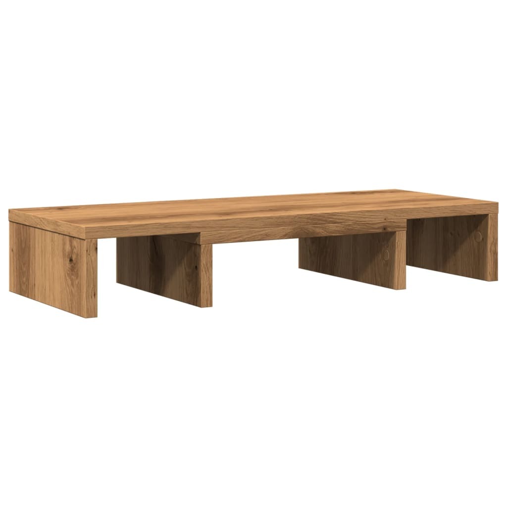 vidaXL Regulowana podstawa pod monitor dąb Artisan 60x24x10,5 cm