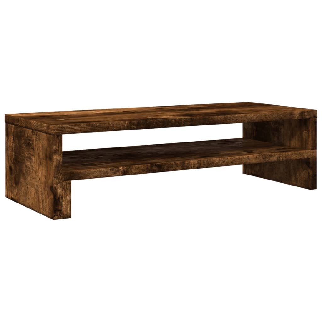 vidaXL Podstawa pod monitor dąb wędzony 54x22x15 cm materiał drewnopochodny