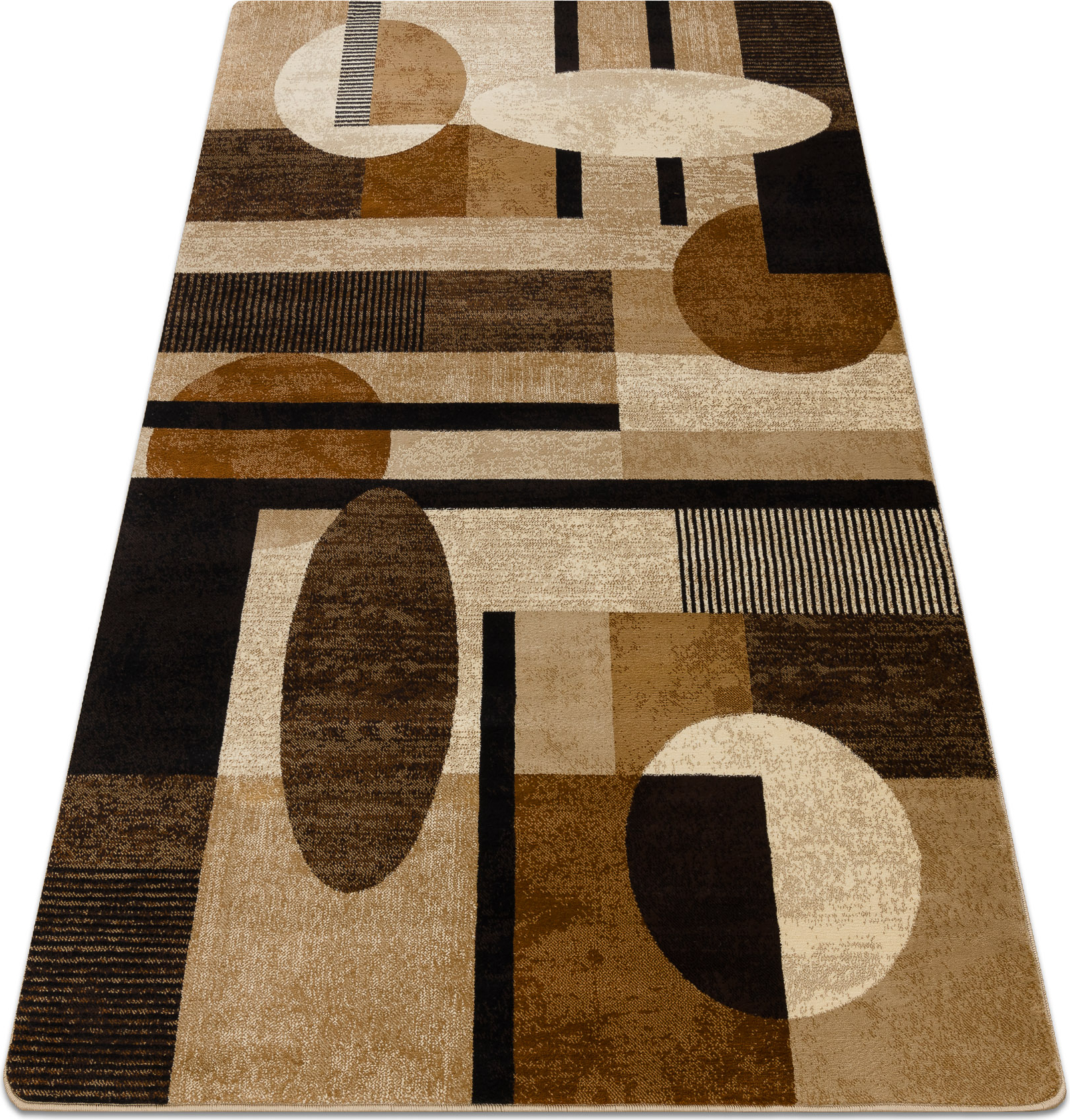 Dywan ROYAL 5376 Geometryczny, Koła - beż / krem beżowy 250x350 cm