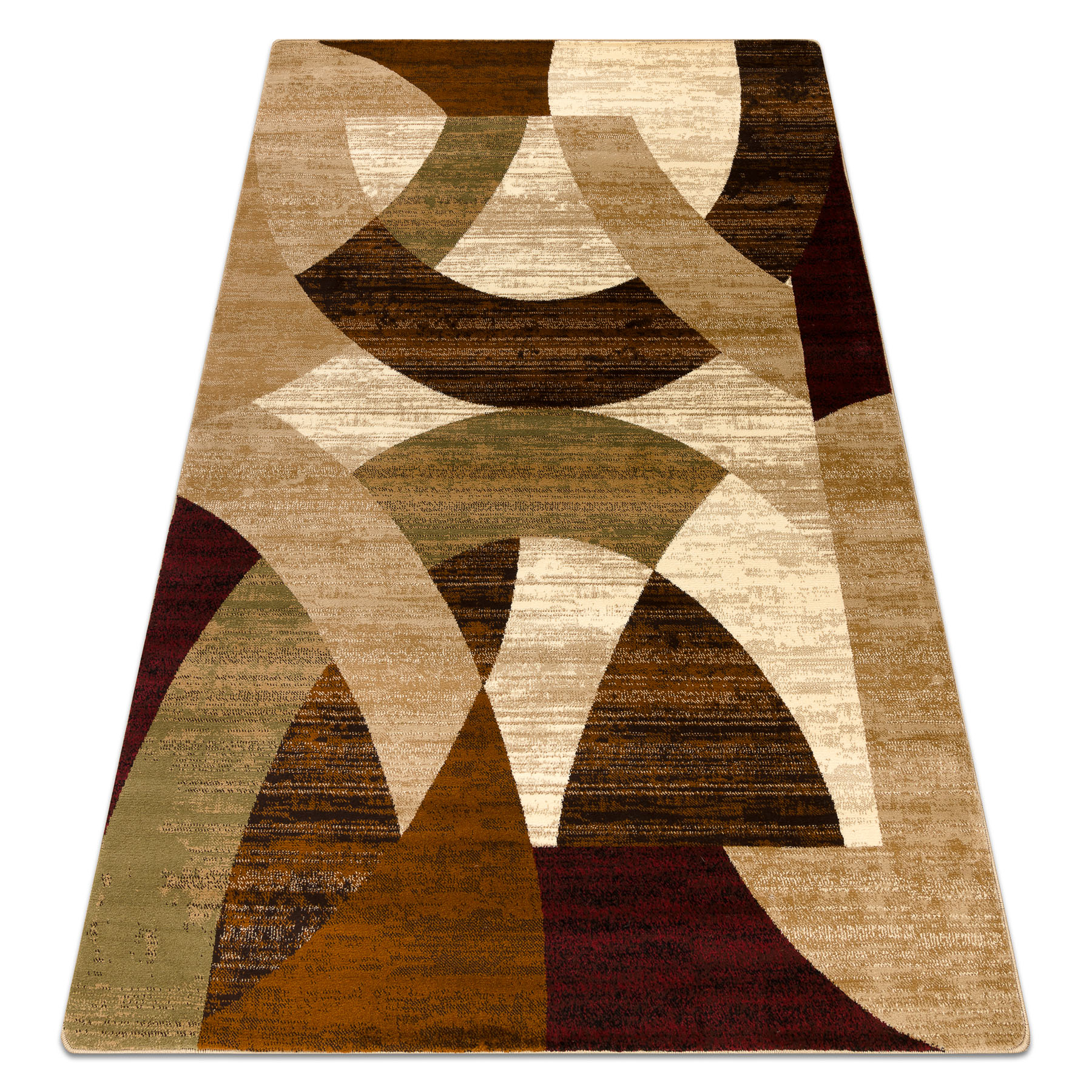 Dywan ROYAL HD10 Geometryczny - beż / zielony beżowy 180x270 cm