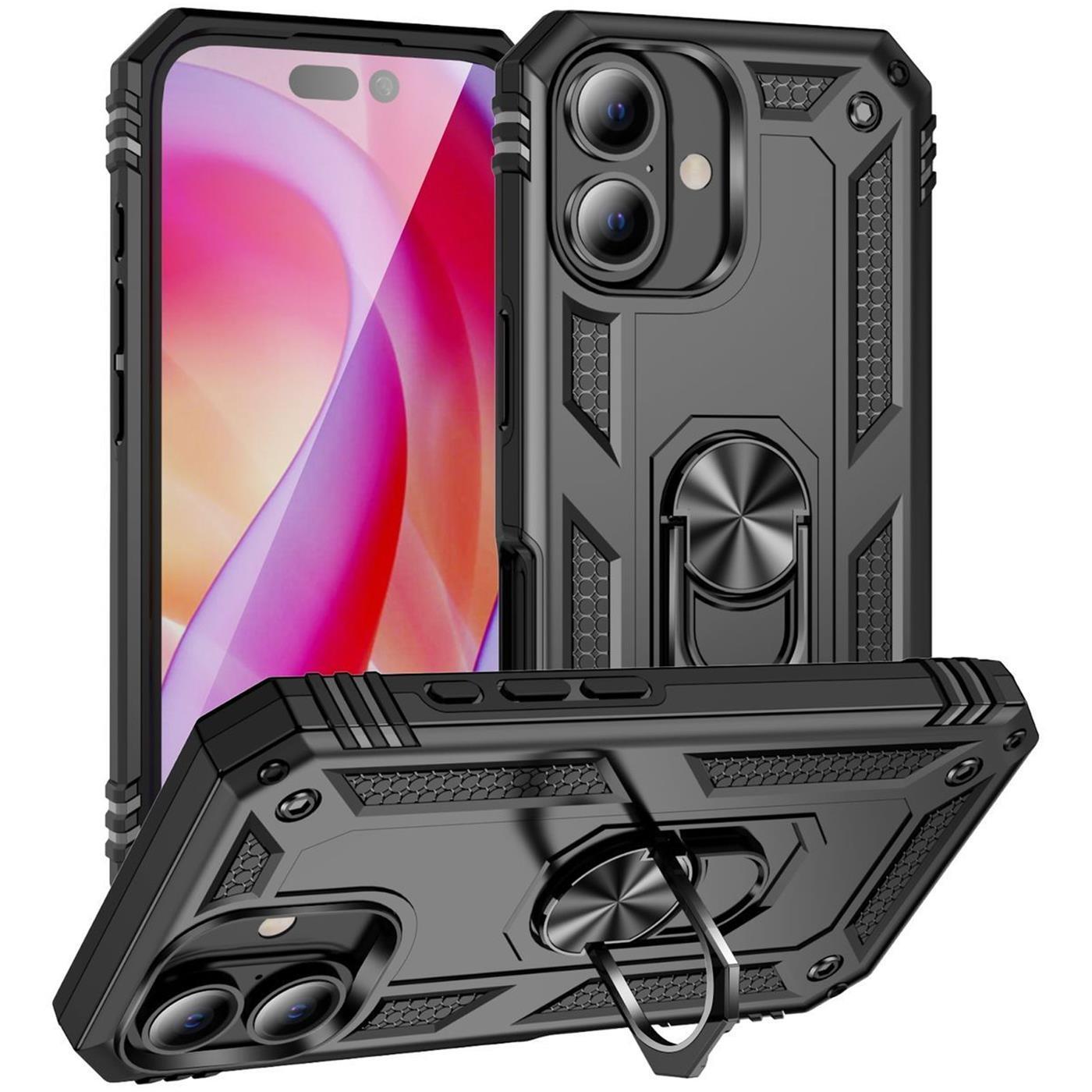 Etui na telefon komórkowy Armor Shield do Apple iPhone 16 Ultra Hybrid Case, czarne