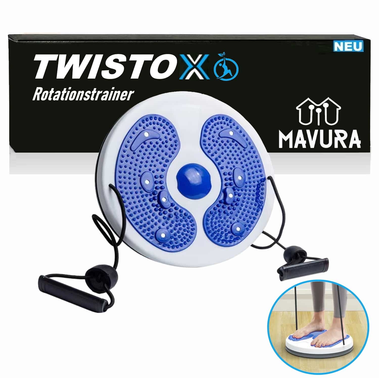 TWISTOX trenażer obrotów bioder deska do balansowania fitness deska do chybotania