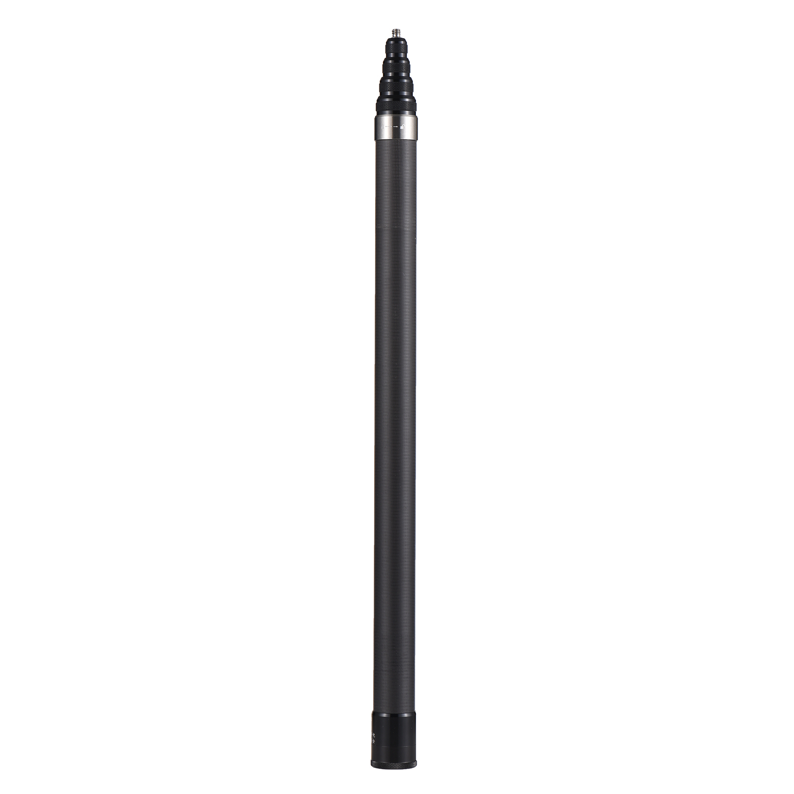 Przenośny selfie stick Stojak z włókna węglowego Mocowanie kamery Mocowanie śrubowe 1/4 cala 45,5 cm-300 cm / 17,9 cala-118 cali Regulowana długość Kompatybilny z Insta360 X2 / X3