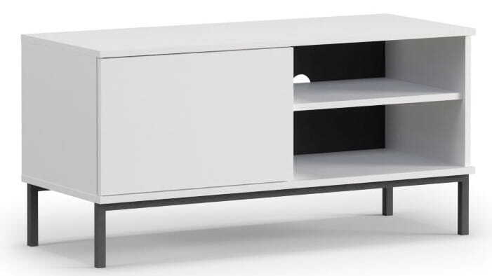 Szafka RTV 100 QUERTY QT-04 Biała LOFT Nowoczesna Do Salonu Pokoju QT-04